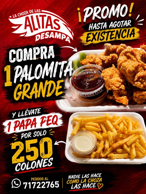 Combo Palomita Grande + 1 papa pequeña